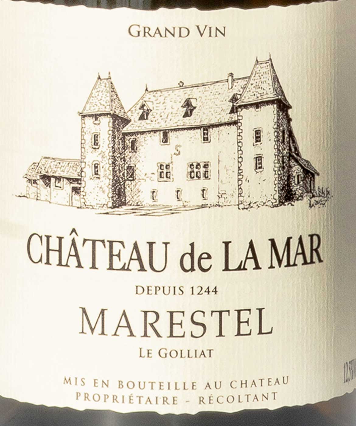 Marestel Le Golliat - Etiquette vins blancs de savoie
